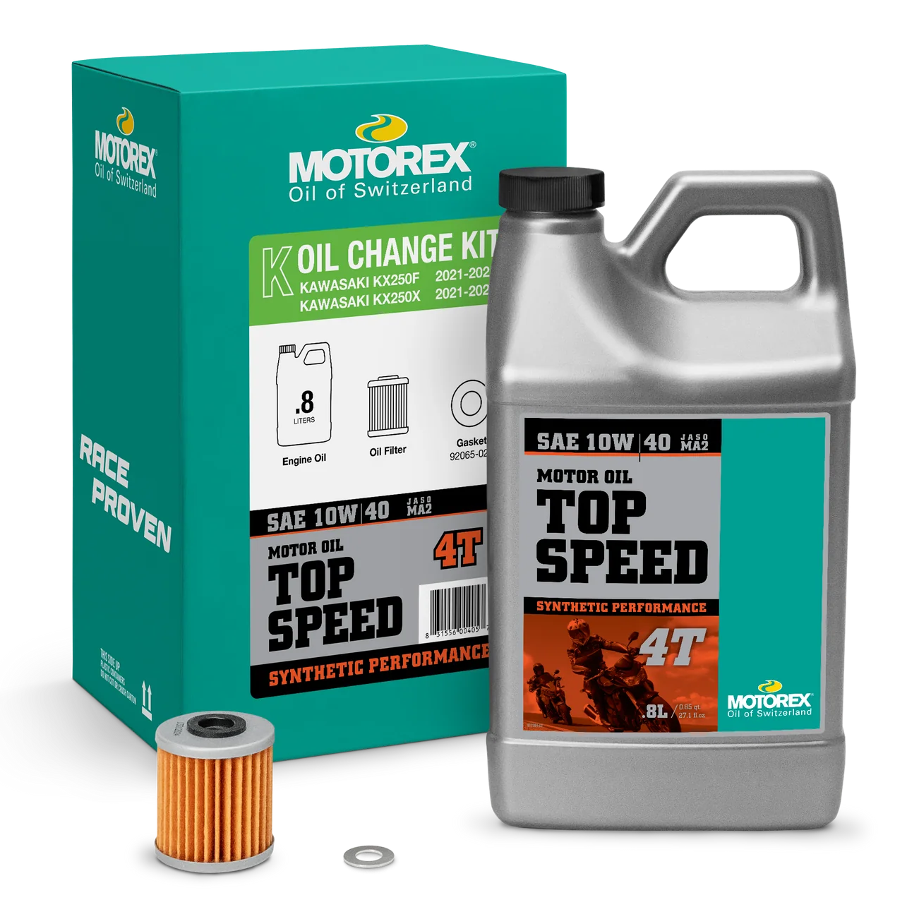 Kawasaki KX250F/X ('21-'24) Oil Change Kit